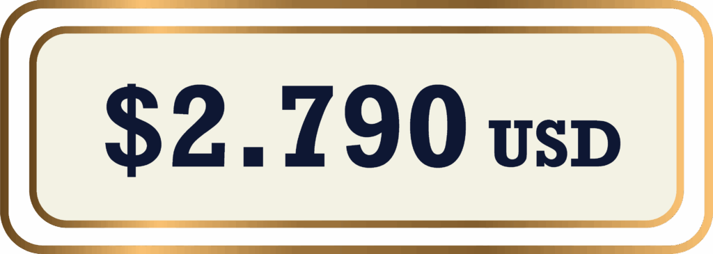 Precio Full $2790 USD
